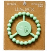Wholesale - 1pc Silicone Peace Teether - Sage "I Know I'm Extra" Avocado C/P 100, UPC: 195010118606